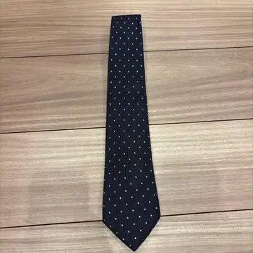 Nicky BARNEYS NEWYORK 도트 넥타이 네이비