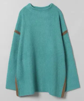 JEANASIS 하이 숄더 보틀넥 풀오버