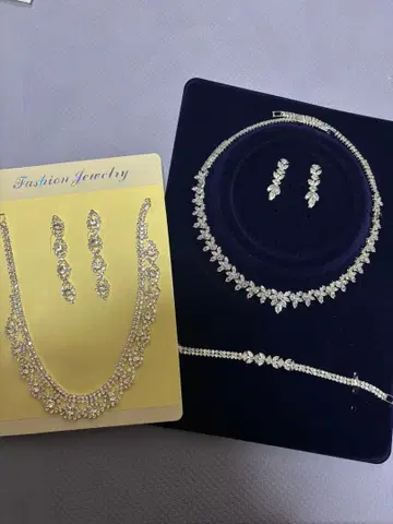 브라이덜 액세서리 실버 결혼식