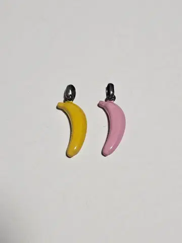 JAM HOME MADE 그런 바나나 목걸이 페어 실버925