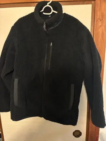 UNIQLO 블랙 XL 플리스 자켓
