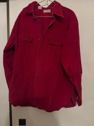L.L.Bean 빨간색 긴팔 셔츠