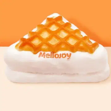 새상품 mellojoy 크림 와플 삼각형 삼각형