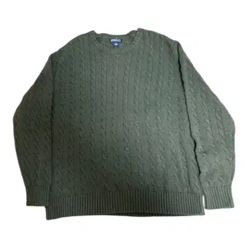 90s LANDS END 드리프터 스웨터 케이블 니트
