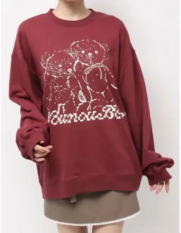 새상품 merry jenny Nounou Bear 맨투맨