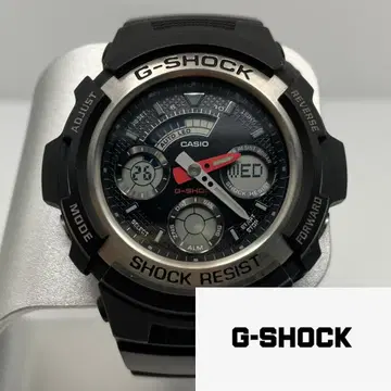CASIO G-SHOCK AW-590 블랙 [ 배터리 교체 완료 ]