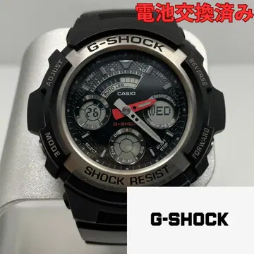 CASIO G-SHOCK AW-590 블랙 [ 배터리 교체 완료 ]