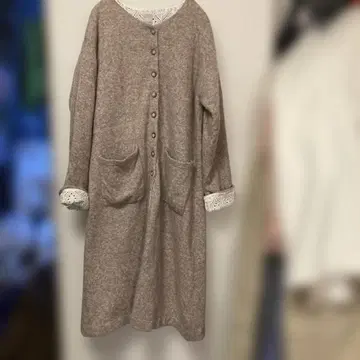 사만사 모스모스 TSUHARU 레이스 니트 코트