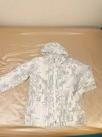 가격 인하 PING 디지털 노이즈 프린트 풀 지퍼 후디 블루종 화이트