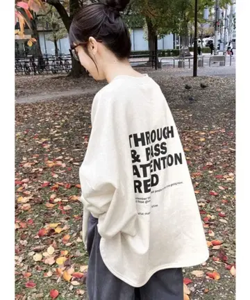 reca 전후 로고 루즈핏 맨투맨 속기모