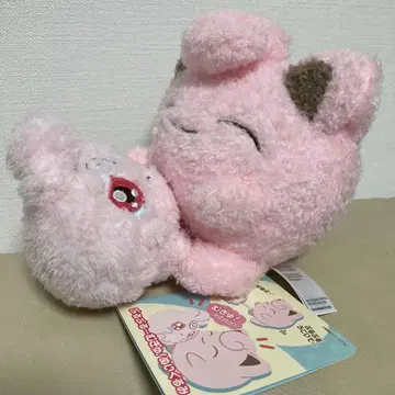 포켓몬 센터 한정판 덜덜 - 꼬옥! 봉제 인형 푸린 푸린