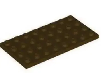 레고 3035 플레이트 4x8 다크 브라운 16개