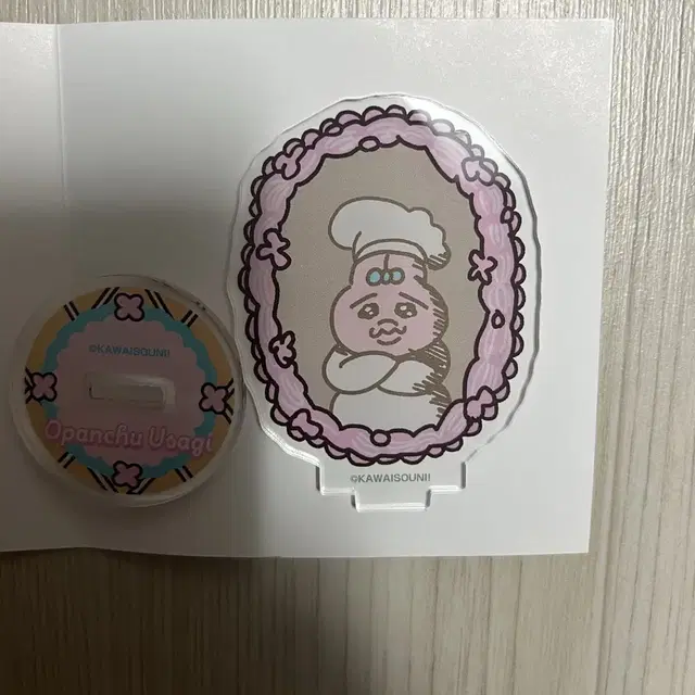 빤쮸토끼 오판츄우사기 콜라보카페 아크릴스탠드