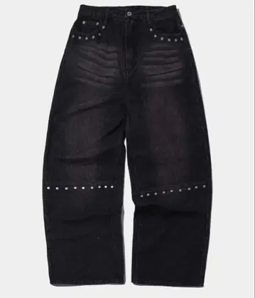 [ PLACE STUDIO ] Wide Washed Denim Pants