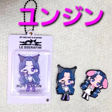 [ 윤진 ] LE SSERAFIM 루세라 아크릴 스탠드 핀 배지 멜로크로