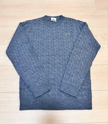 Lacoste 케이블 니트 스웨터