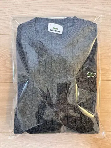 Lacoste 케이블 니트 스웨터