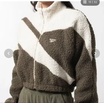 리복 윈터 쉘파 트랙탑 보아 자켓