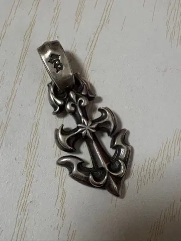 빌 월 레더 925 실버 크로스 펜던트