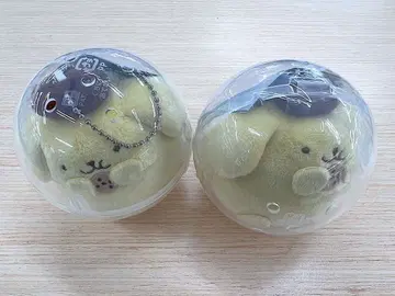 너무 많이 먹었어 폼폼푸딩 세트 봉제 인형 참 가챠