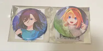 5등분의 신부 캔뱃지 나카노 미쿠 나카노 네잎