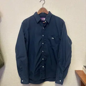 THE NORTH FACE 네이비 긴팔 셔츠
