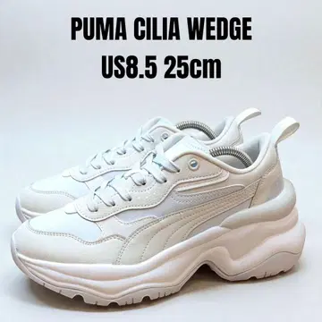 새상품급 24 모델 PUMA 푸마 시리아 웨지 25cm 통굽 스니커즈