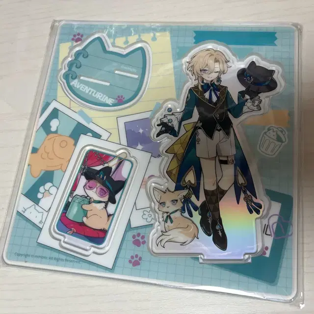 붕괴 스타레일 어벤츄린 고양이 아크릴 스탠드