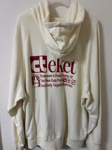 cteket 지퍼 후드티