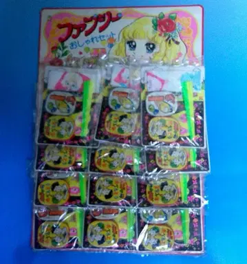 쇼와 시대의 완구 오벤토 팬시 오샤레 세트 (대지 12개 포함)