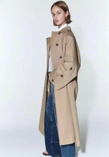 ZARA 베이지 트렌치코트