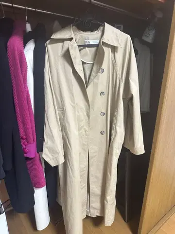 ZARA 베이지 트렌치코트