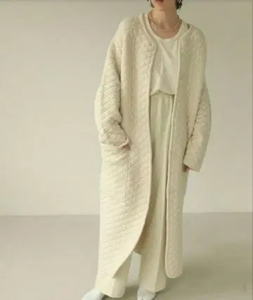 TODAYFUL 퀼팅 니트 코트