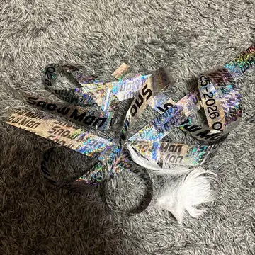 SnowMan ON 음고지신 은색 테이프 2개 풀 덤 포함! 낙하물 깃털