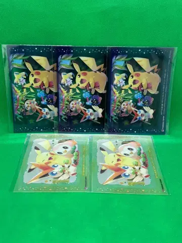 5장 세트 포켓몬 센터 토호쿠 리뉴얼 오픈 기념 클리어 카드