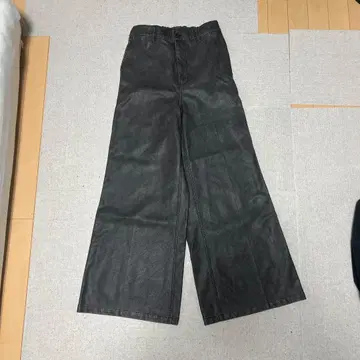 clel 인조 가죽 팬츠