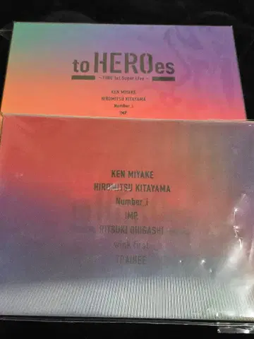 to HEROes TOBE 1st Super Live Blu-ray