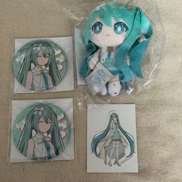 프로세카 하피콜레 하츠네 미쿠 봉제 인형 캔뱃지 스티커
