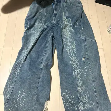 opium 데미지 데님