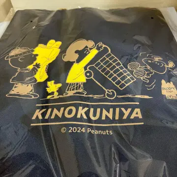 KINOKUNIYA 스누피 에코백 네이비