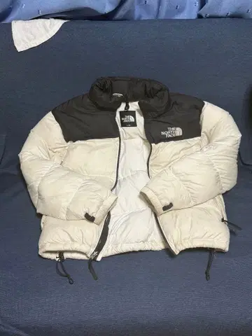 THE NORTH FACE 다운 자켓 화이트/블랙
