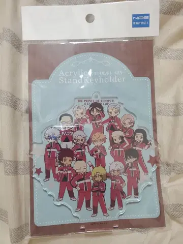 테니스의 왕자님 레트로 아트 아크릴 스탠드 키링