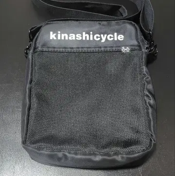 기나시 사이클 블랙 블랙 숄더백 파우치