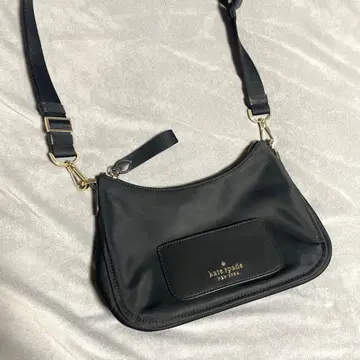 katespade 케이트 스페이드 숄더백 블랙 나일론 가죽