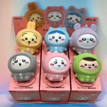 MINISO 치이카와 (먼작귀) 페이스 체인지 마스코트 [ 3개 세트 ]