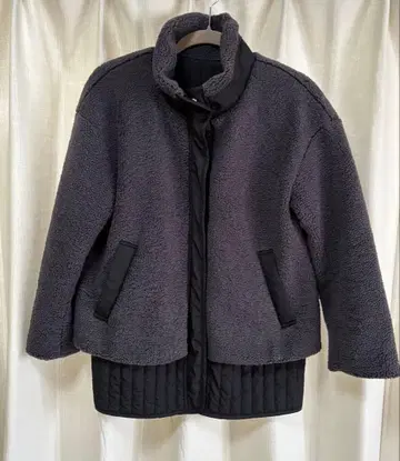 Vin 보아 퀼팅 자켓