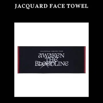 &TEAM JACQUARD FACE TOWEL