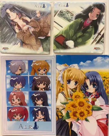 AIR Newtype 신주쿠 코스터 콜라보 카페 게이머즈 엽서