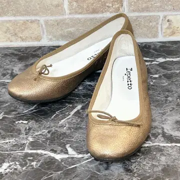 [ 2004 ] 레페토 플랫슈즈 골드