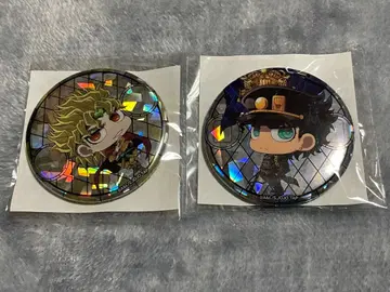 죠죠 월드 게임 경품 캔뱃지 죠타로 DIO 2종 세트 미개봉